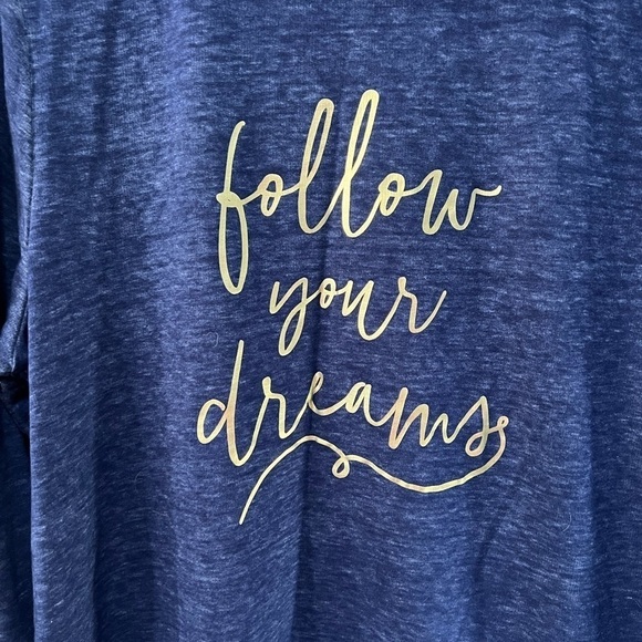 Lane Bryant “Follow Your Dreams” Crewneck Sweater Blouse - Picture 2 of 5